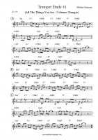 Trumpet Etude 41 – All The Things – Coltrane Changes